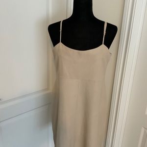 Leather cocktail dress